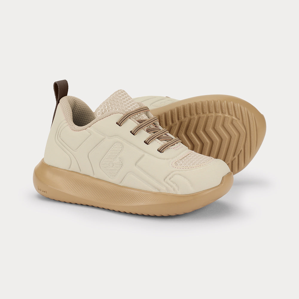 Flash Kids' Trainers in Natural — Easy Slip-On — Bibi UK