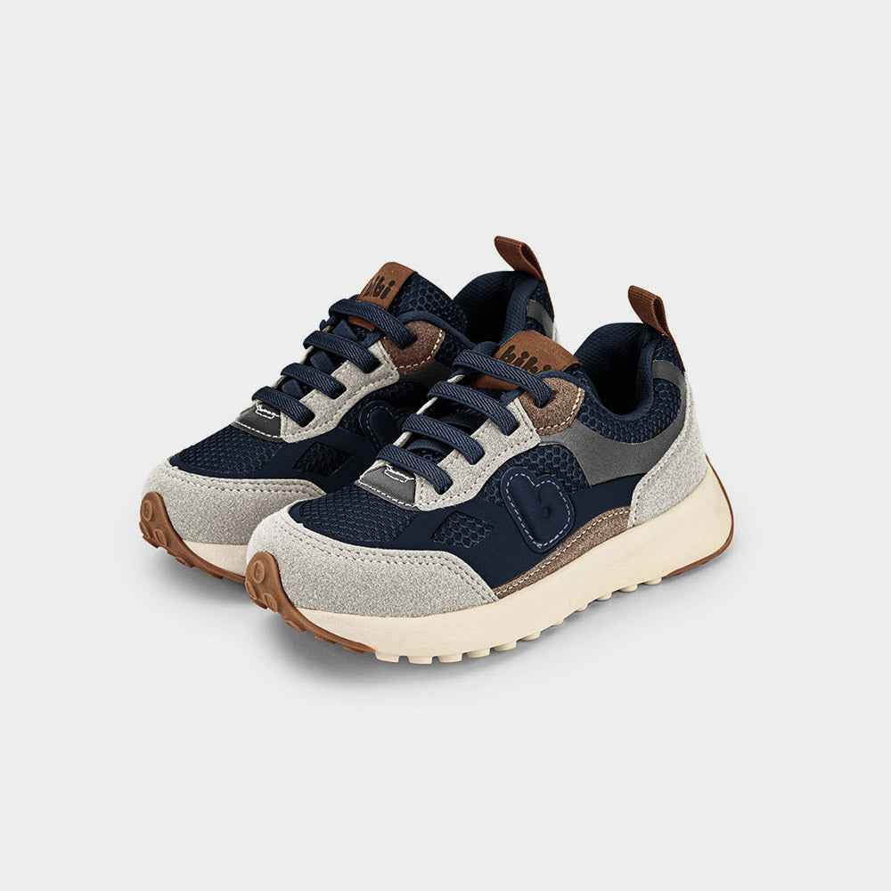 Jogging navy, graphite and caramel