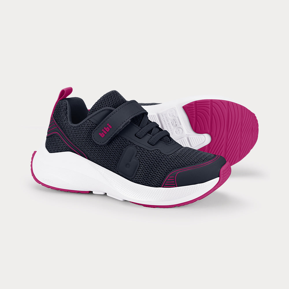 High School Kids' Trainers in Navy & Orchid — Bibi UK
