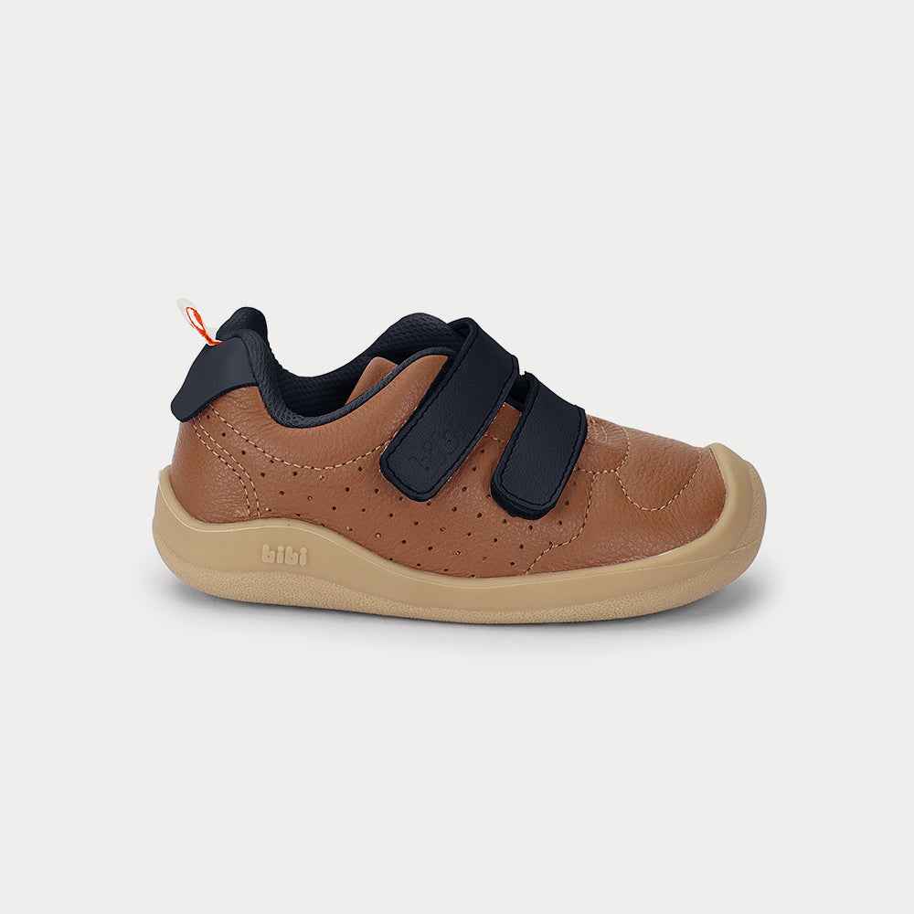 Fisioflex 5.0 Sneaker caramel and navy
