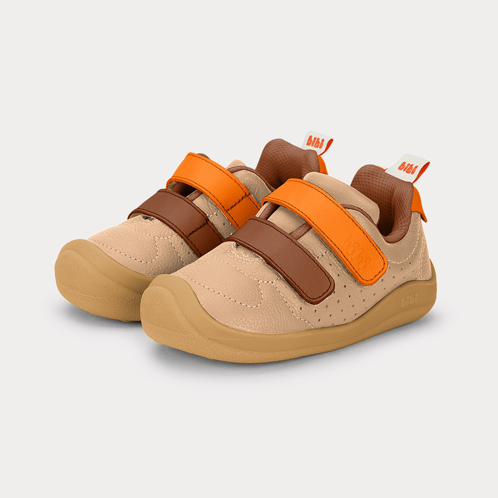Fisioflex 5.0 Sneaker in Tan/Caramel/Mango