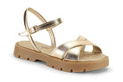 Plataforma 2.0 Sandal in Metallic Gold