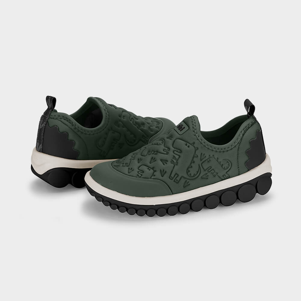 Roller 2.0 Sneakers green and black - Bibi Shoes UK