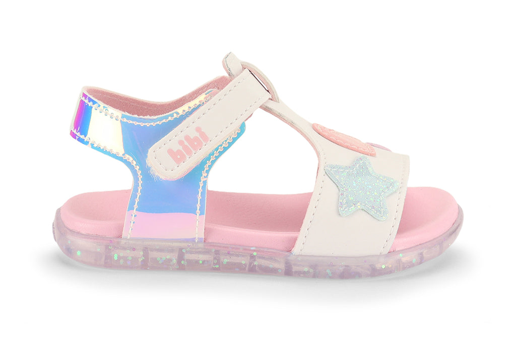 Baby Soft 2 Sandal - Holographic and White