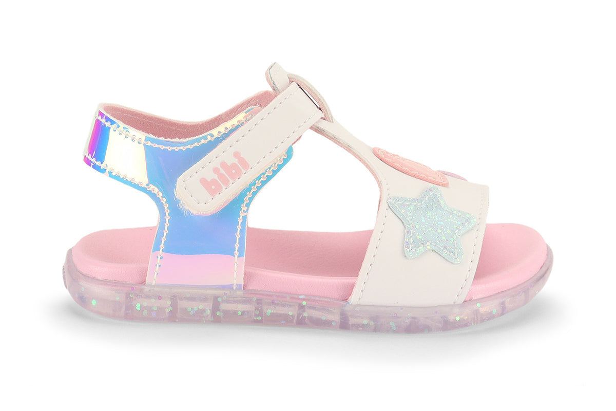 Baby Soft 2 Sandal - Holographic and White