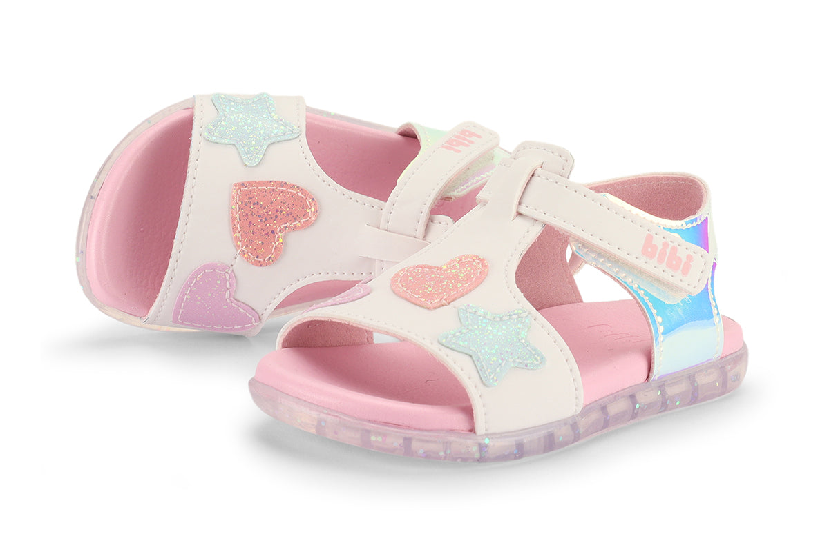 Baby Soft 2 Sandal - Holographic and White