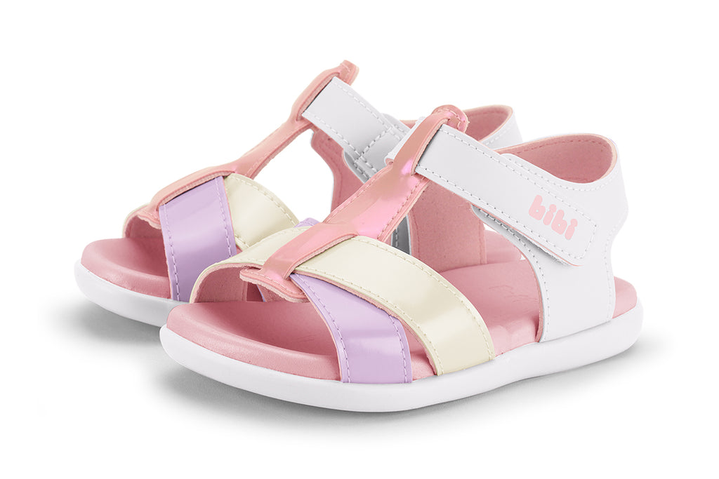 Baby Soft 2 Toddler Sandals in White, Milk & Gloss — Bibi UK