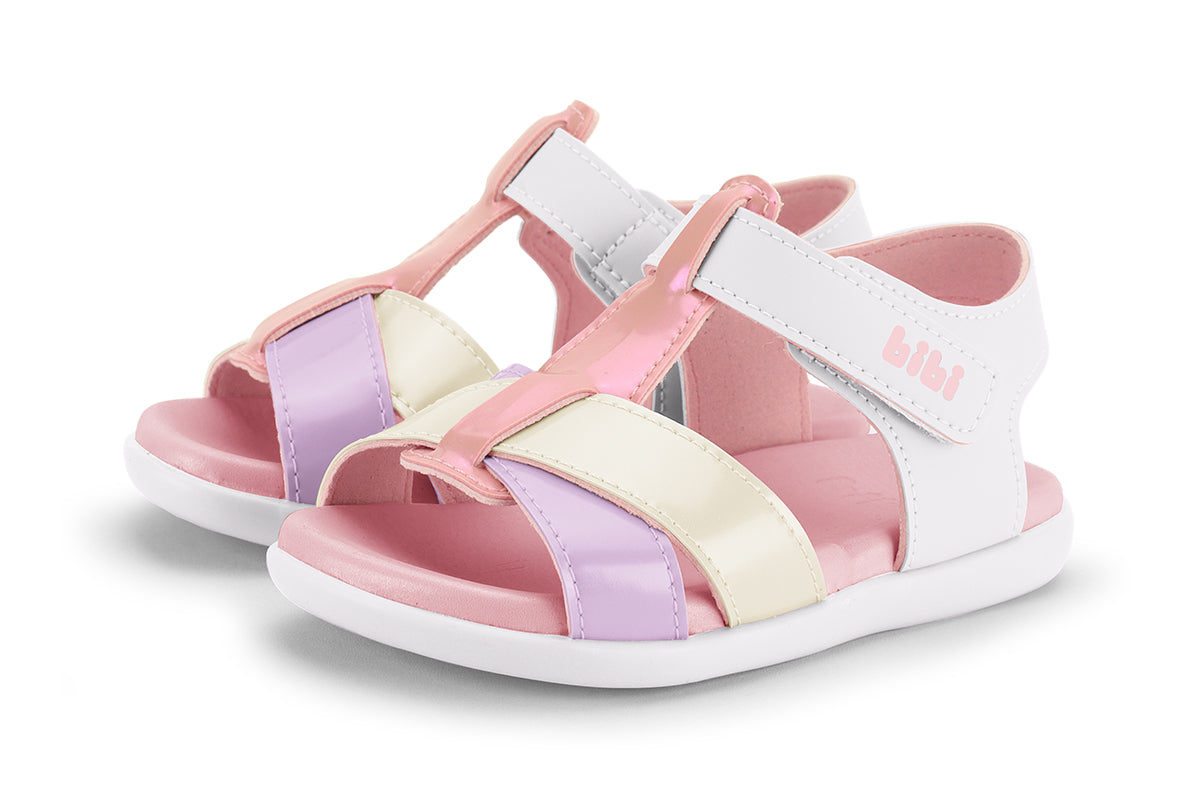 Baby Soft 2 Toddler Sandals in White, Milk & Gloss — Bibi UK