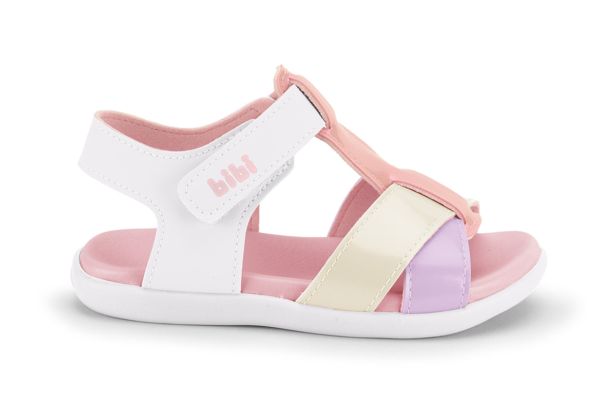 Baby Soft 2 Toddler Sandals in White, Milk & Gloss — Bibi UK