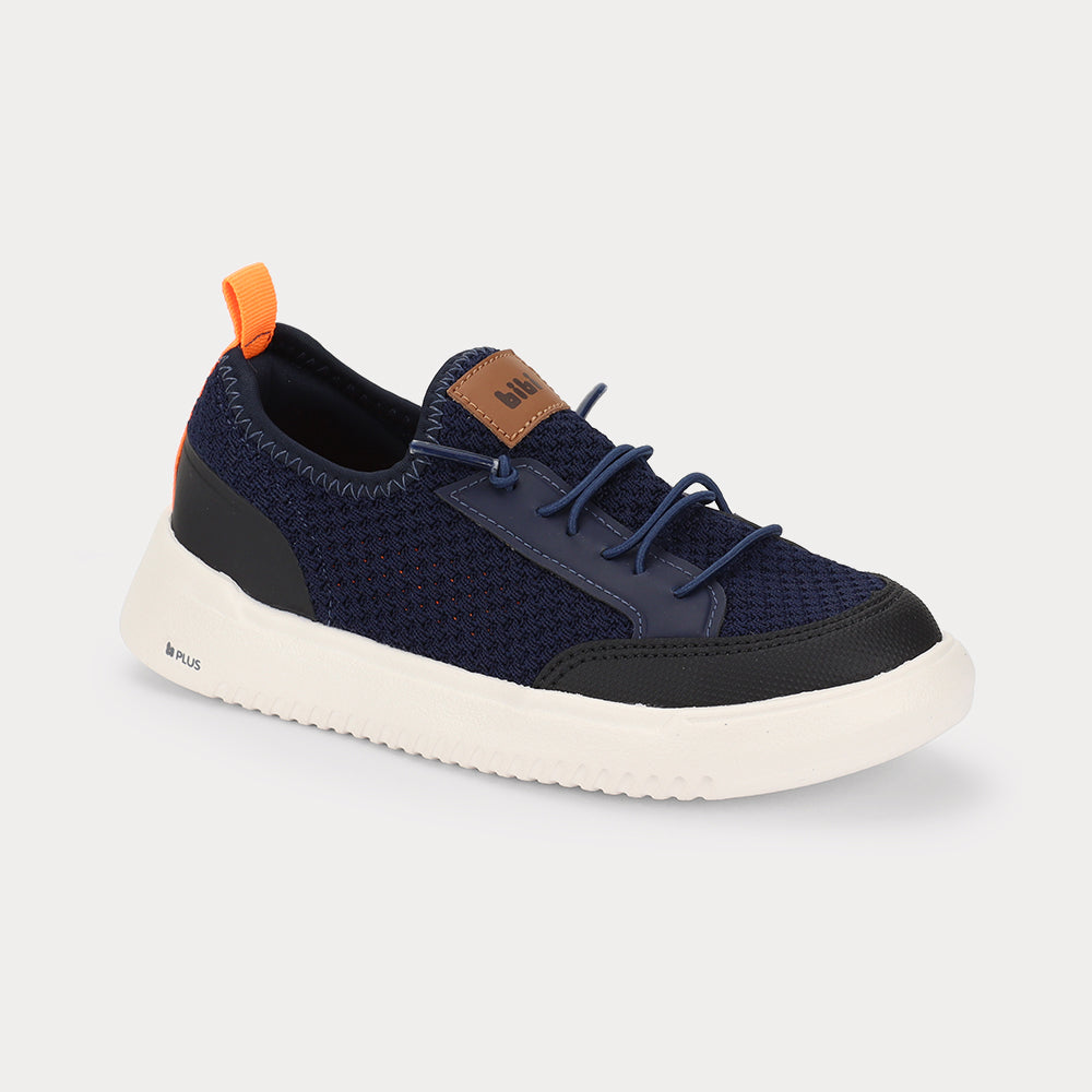 New Way sneakers in navy and black