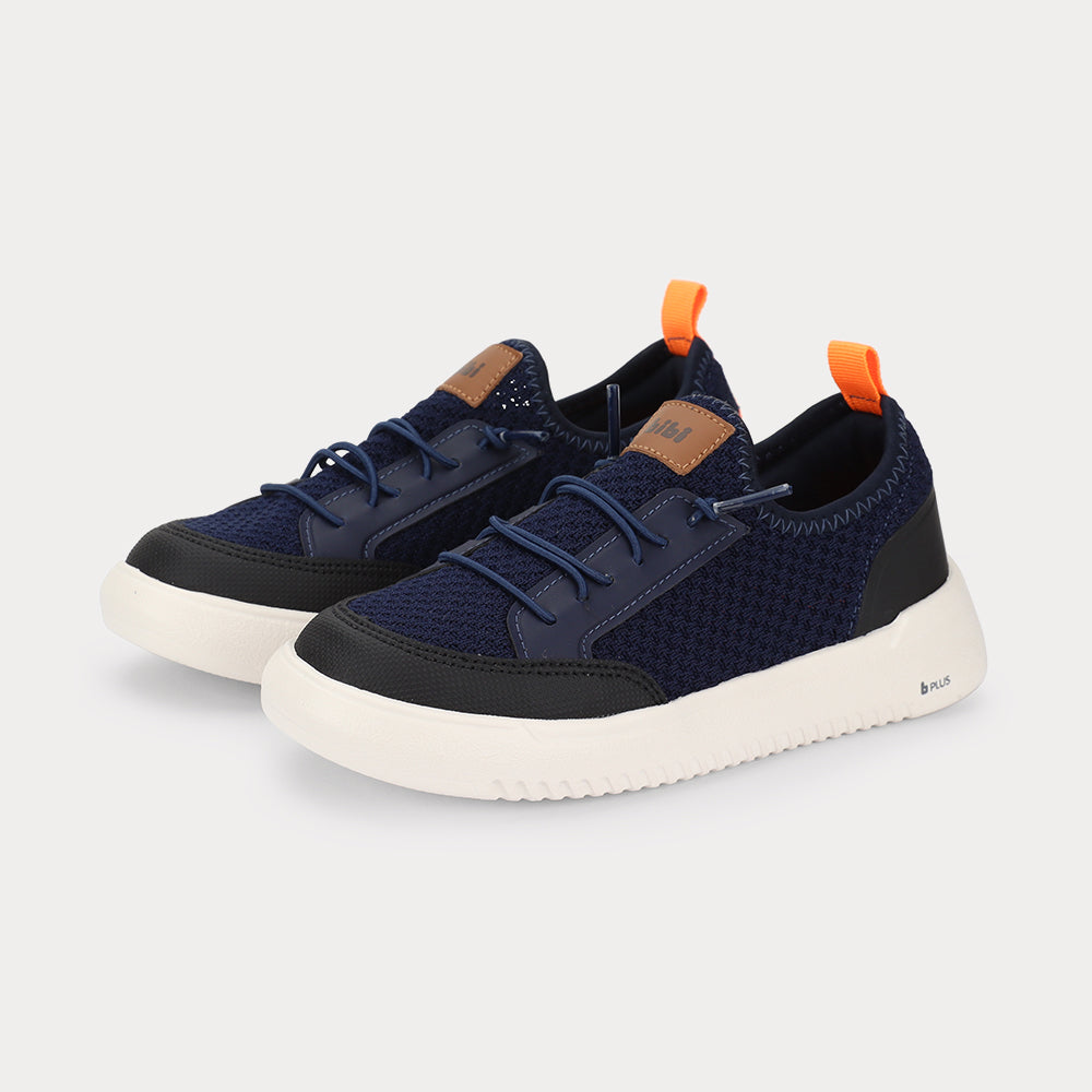 New Way sneakers in navy and black