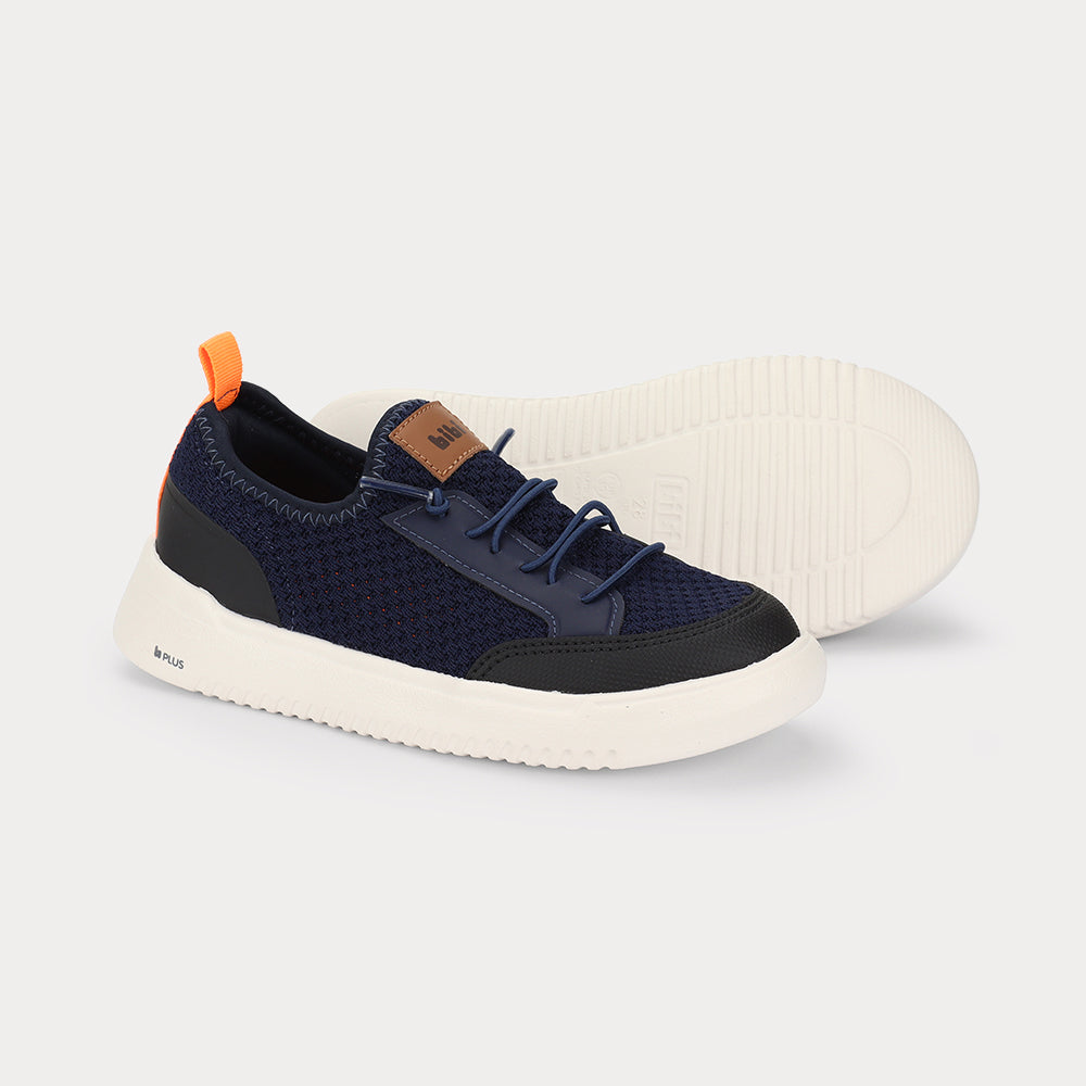 New Way sneakers in navy and black