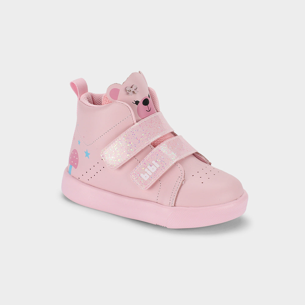 AGILITY MINI II - Kid's Boot-Style Shoes With Bear Motif in Pink