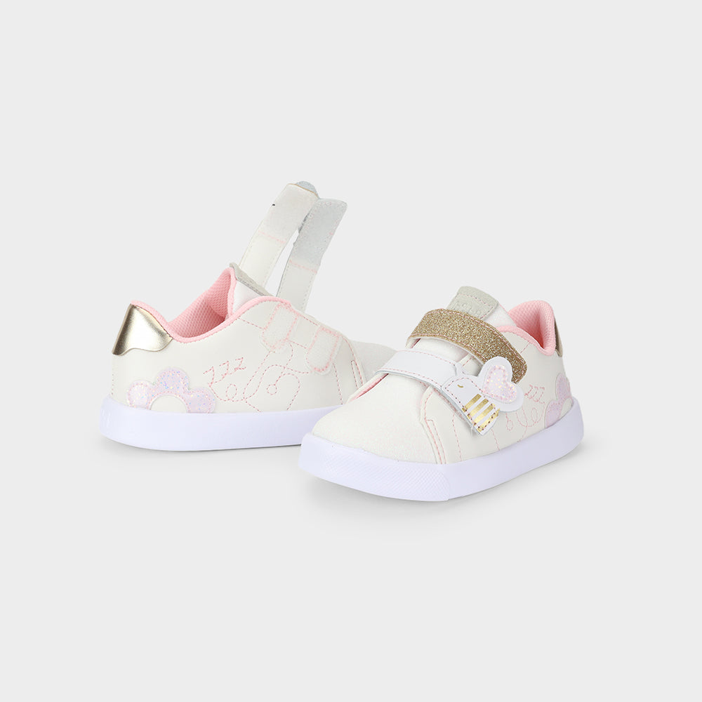Agility Mini II Sneakers in white and gold