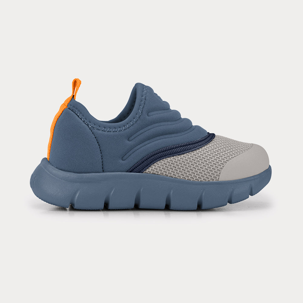 Energy Baby 2.0 in blue, grey and orange