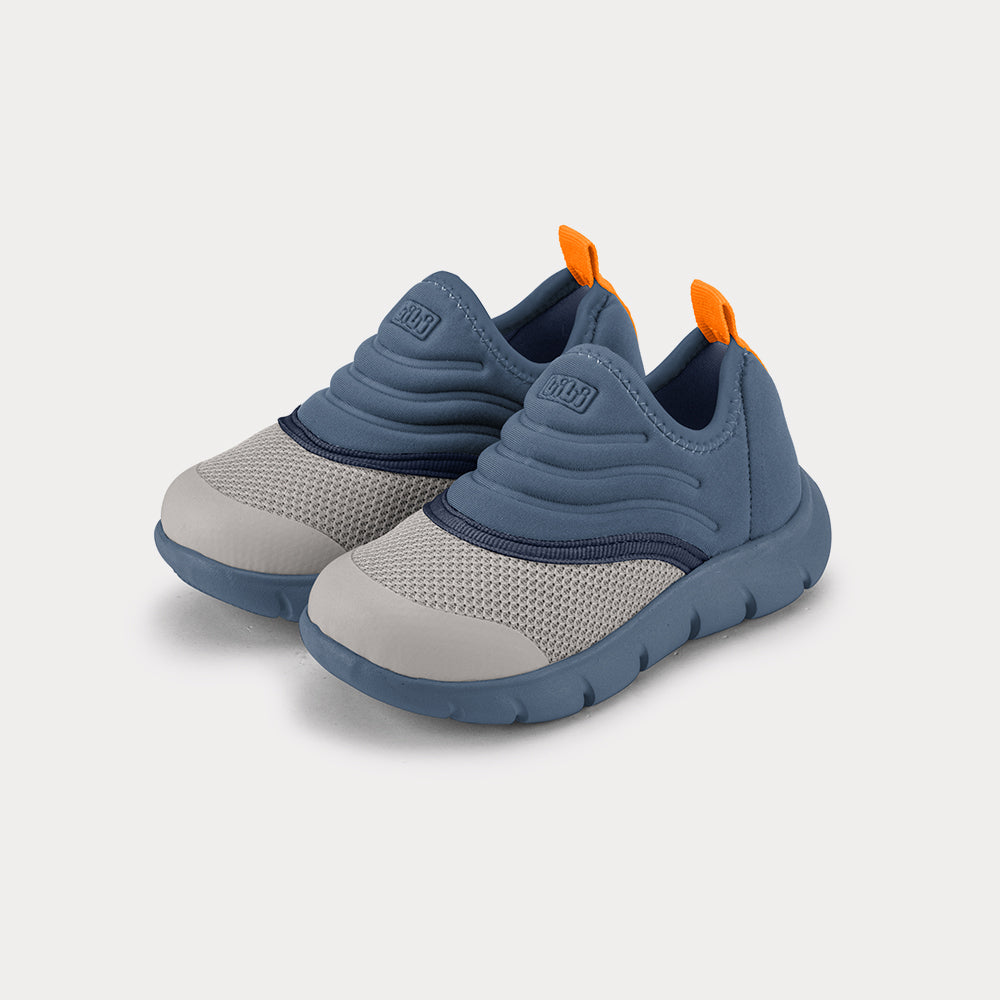 Energy Baby 2.0 in blue, grey and orange