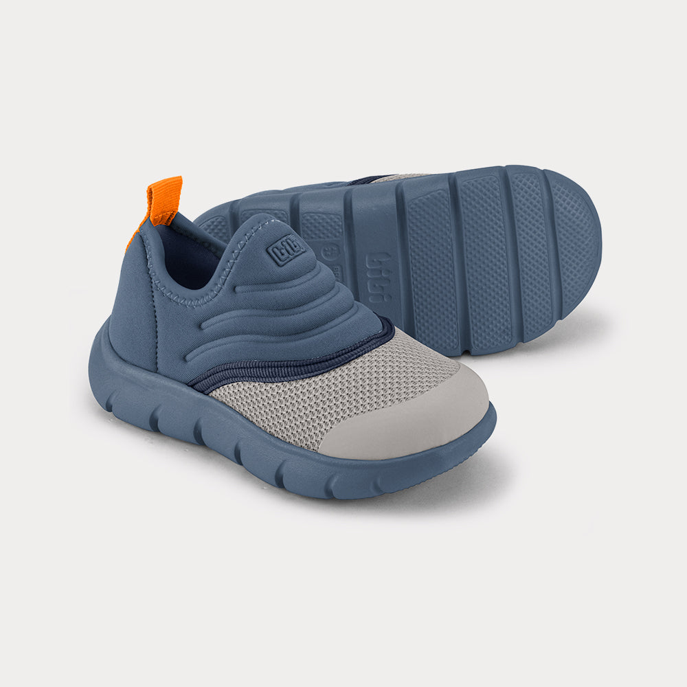 Energy Baby 2.0 in blue, grey and orange