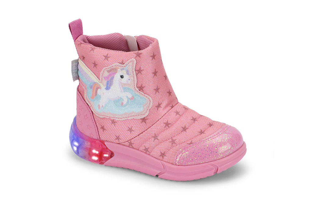 SPACE BOOT - Kid's light up boots in pink