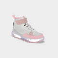 HIGH SNEAKERS - Kid's Sneakers in Grey and Pink