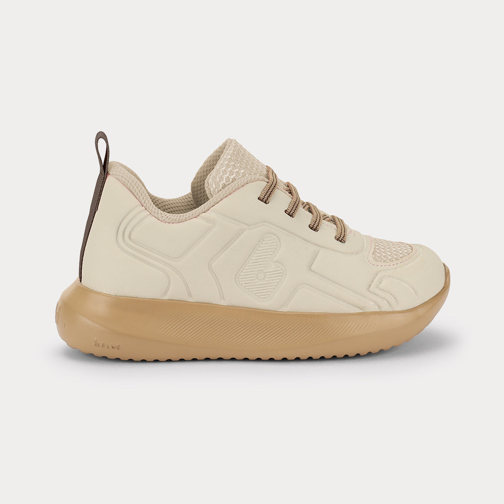 Flash Kids' Trainers in Natural — Easy Slip-On — Bibi UK