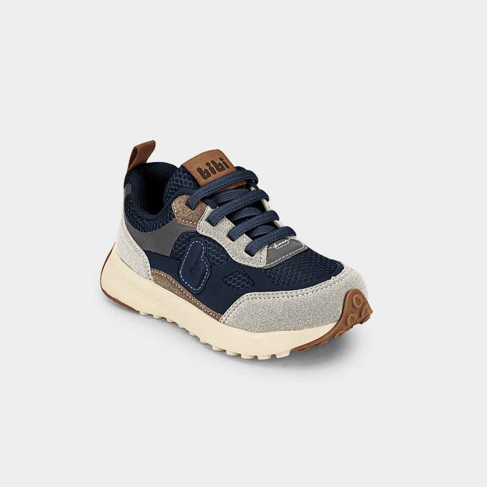 Jogging navy, graphite and caramel