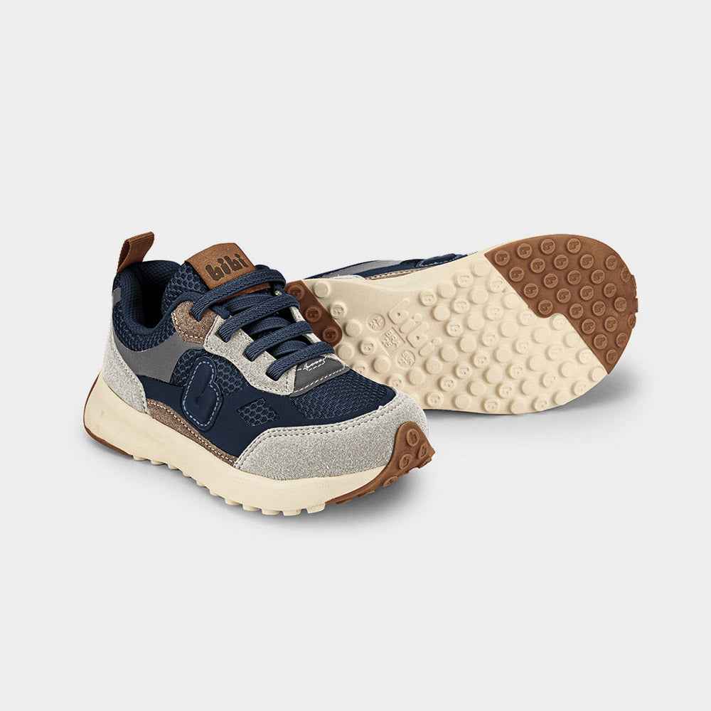 Jogging navy, graphite and caramel