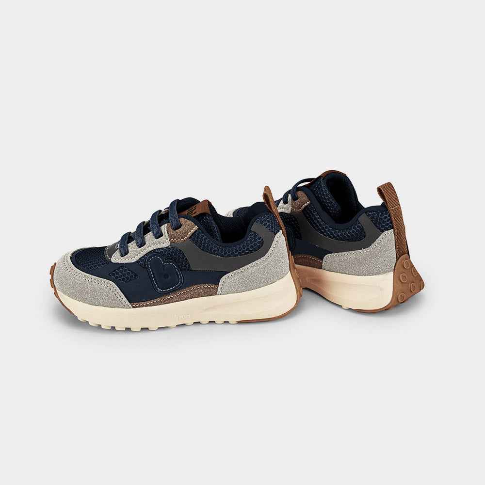Jogging navy, graphite and caramel