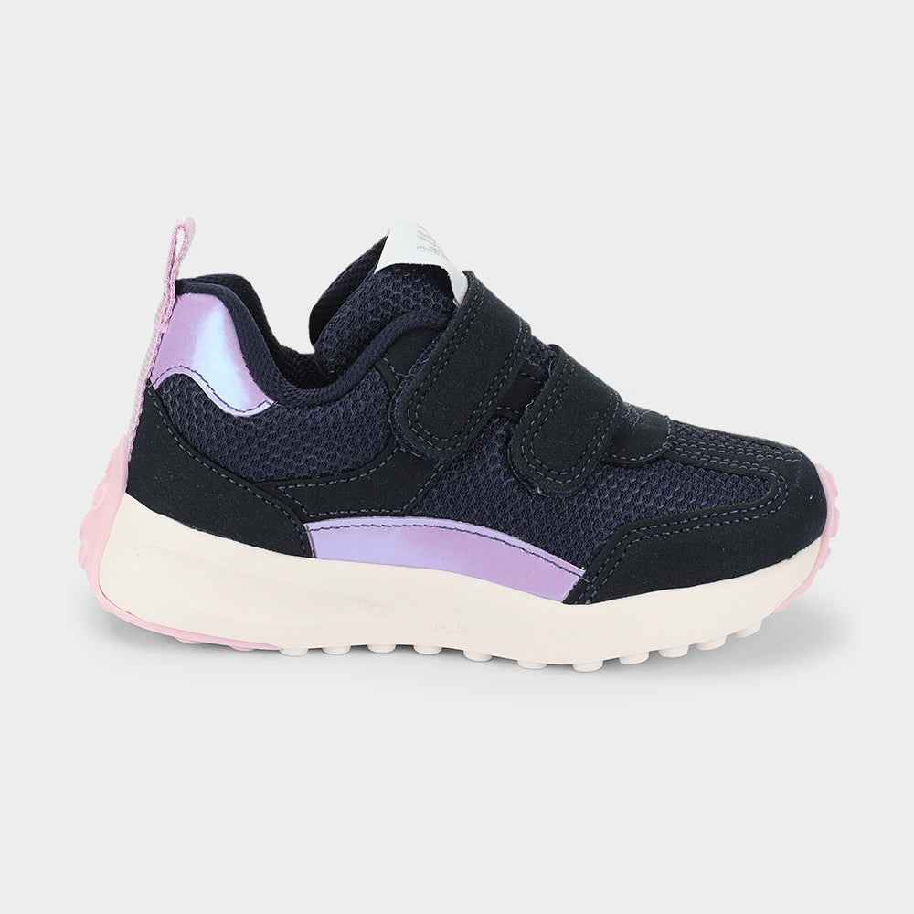 Jogging Sneakers navy and lilac