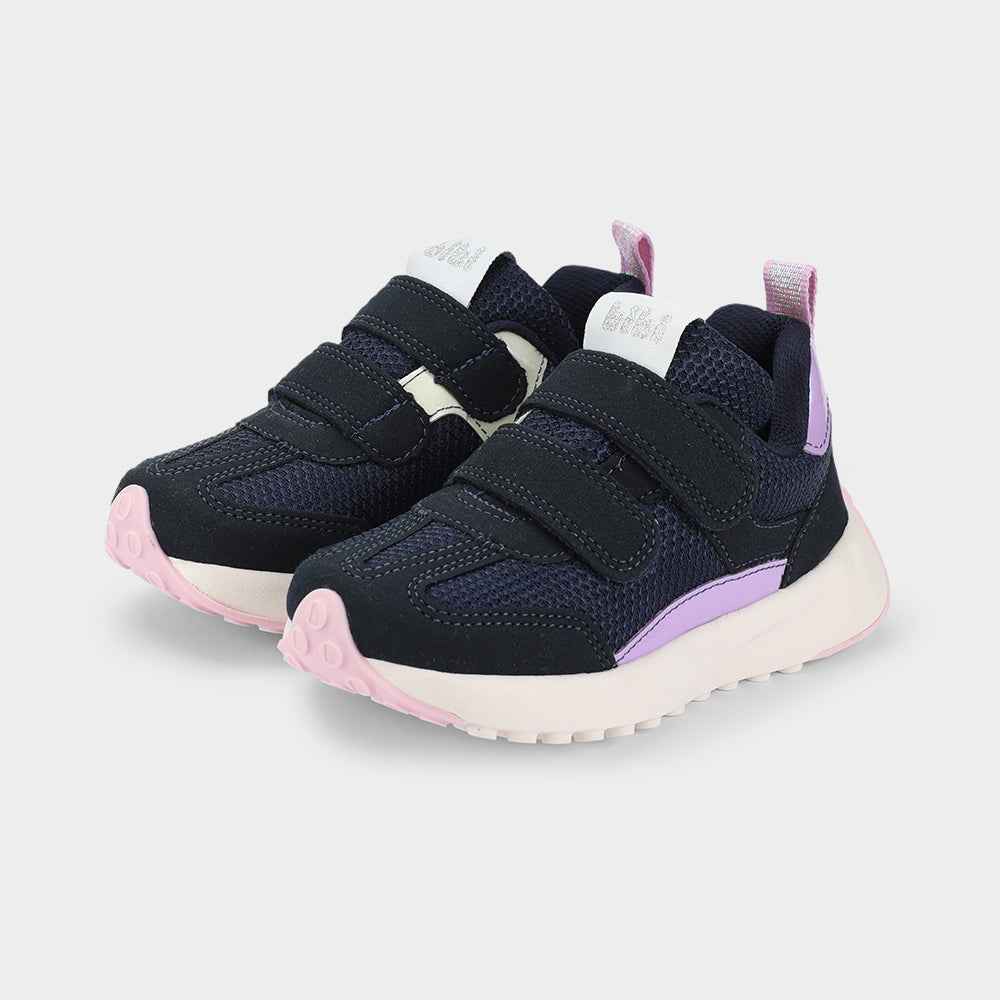 Jogging Sneakers navy and lilac