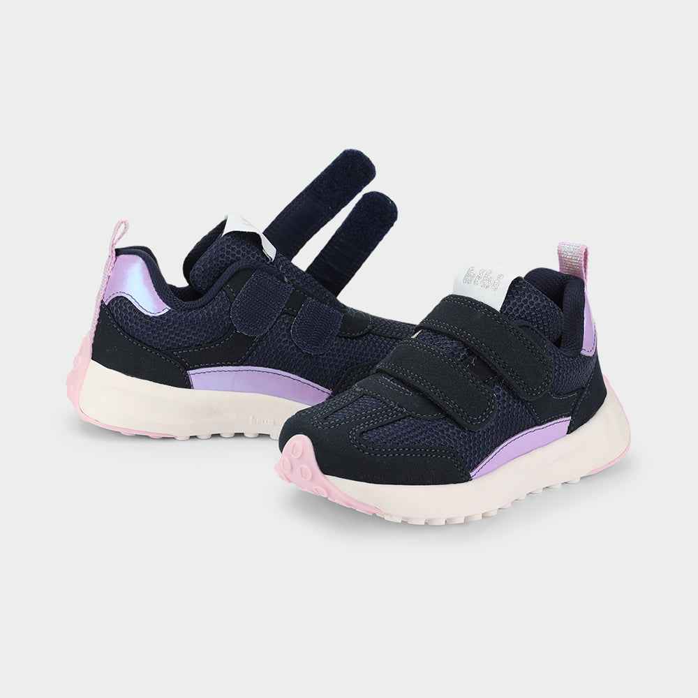 Jogging Sneakers navy and lilac