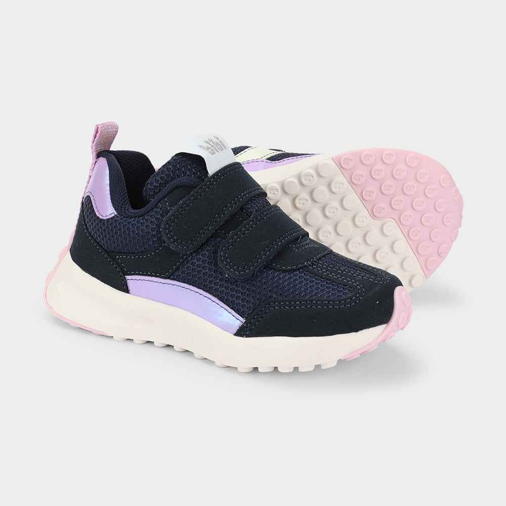 Jogging Sneakers navy and lilac