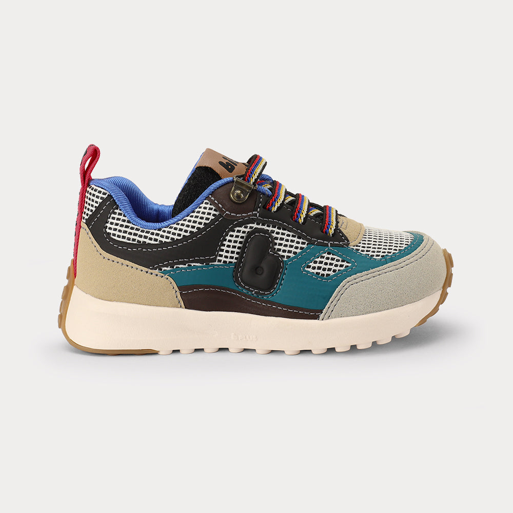 Jogging Kids' Trainers in Black, Tan & Mineral — Bibi UK