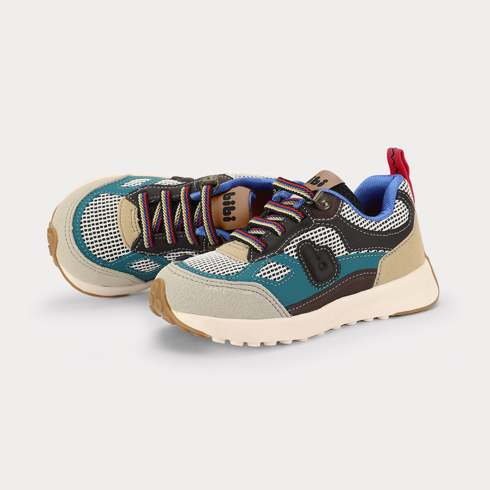 Jogging Kids' Trainers in Black, Tan & Mineral — Bibi UK
