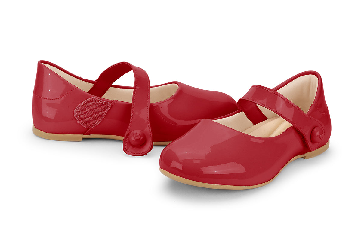 Ballerina Basic shoe in red