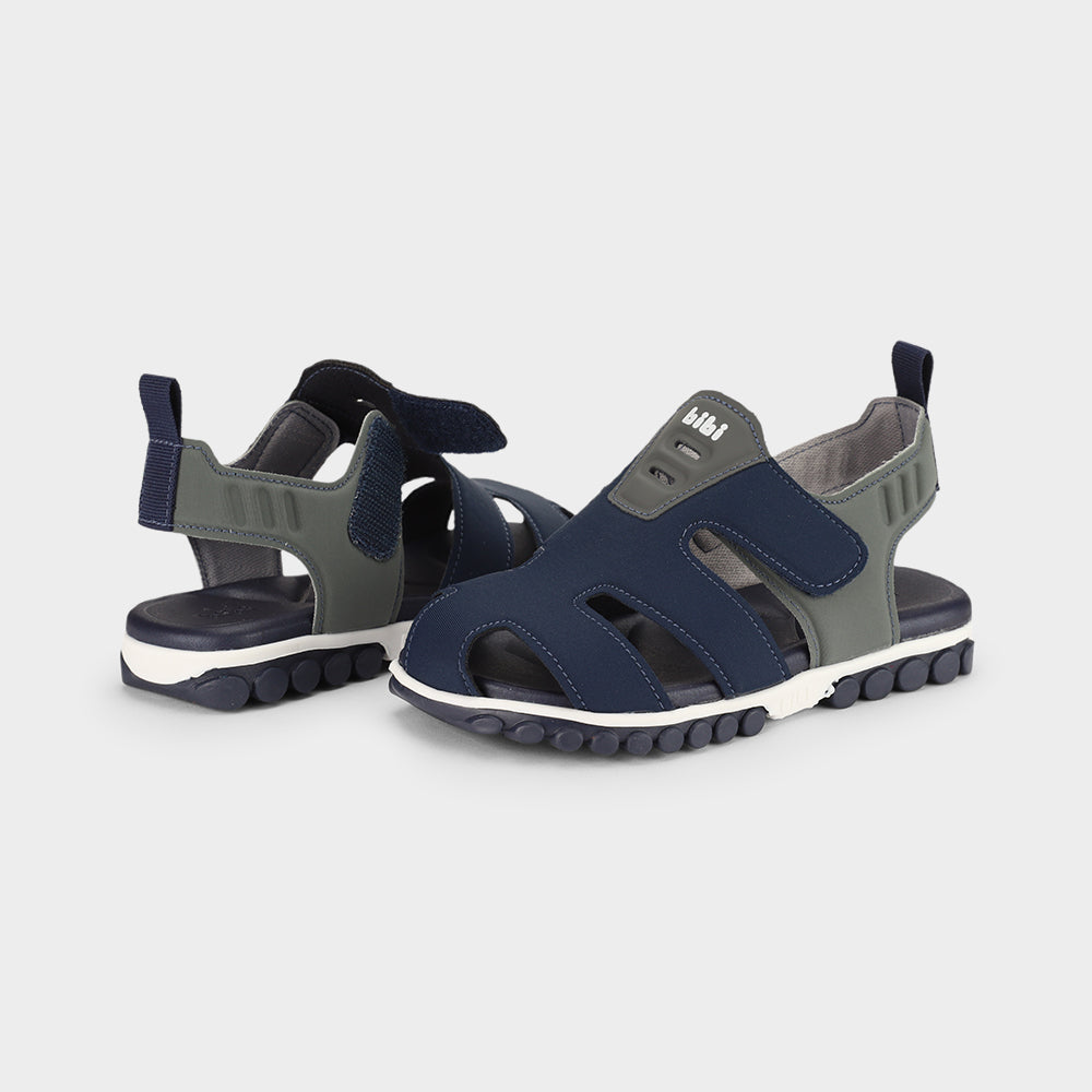 Summer Roller Sport 2.0 Kids' Sandals in Navy & Graphite — Bibi UK