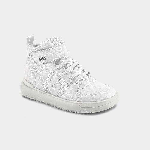 B-COLLEGE - Kid's High Top Sneakers in White
