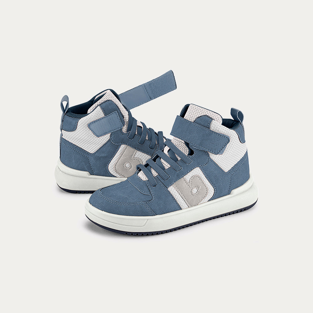 B-College sneakers in white and denim