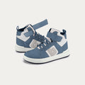 B-College sneakers in white and denim
