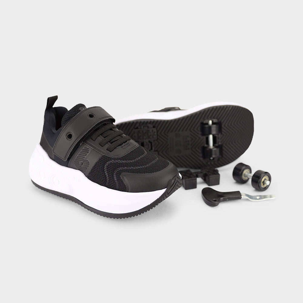 SKATENIS - Kids' Roller Skate Shoes in Black