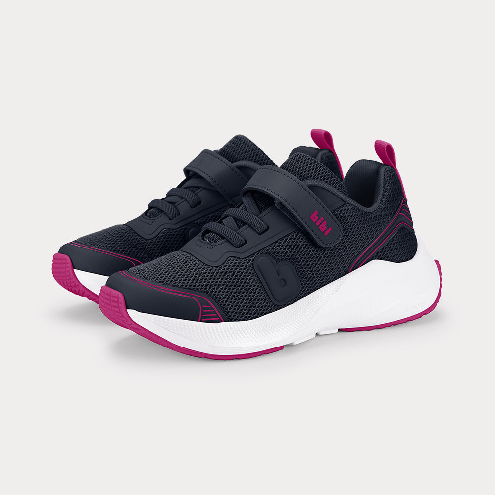 High School Kids' Trainers in Navy & Orchid — Bibi UK