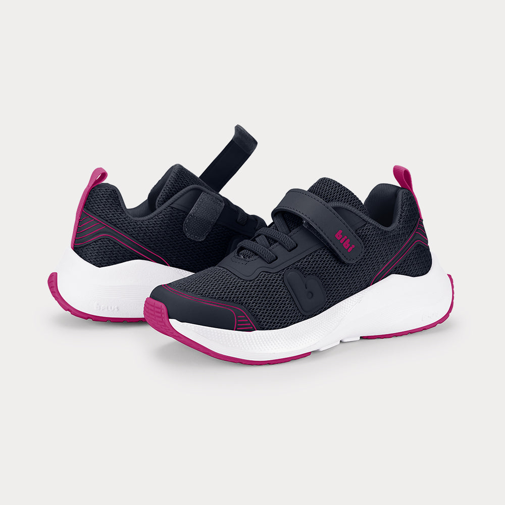 High School Kids' Trainers in Navy & Orchid — Bibi UK