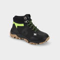 TRAIL - Kid's Walking Sneaker in Black and Green