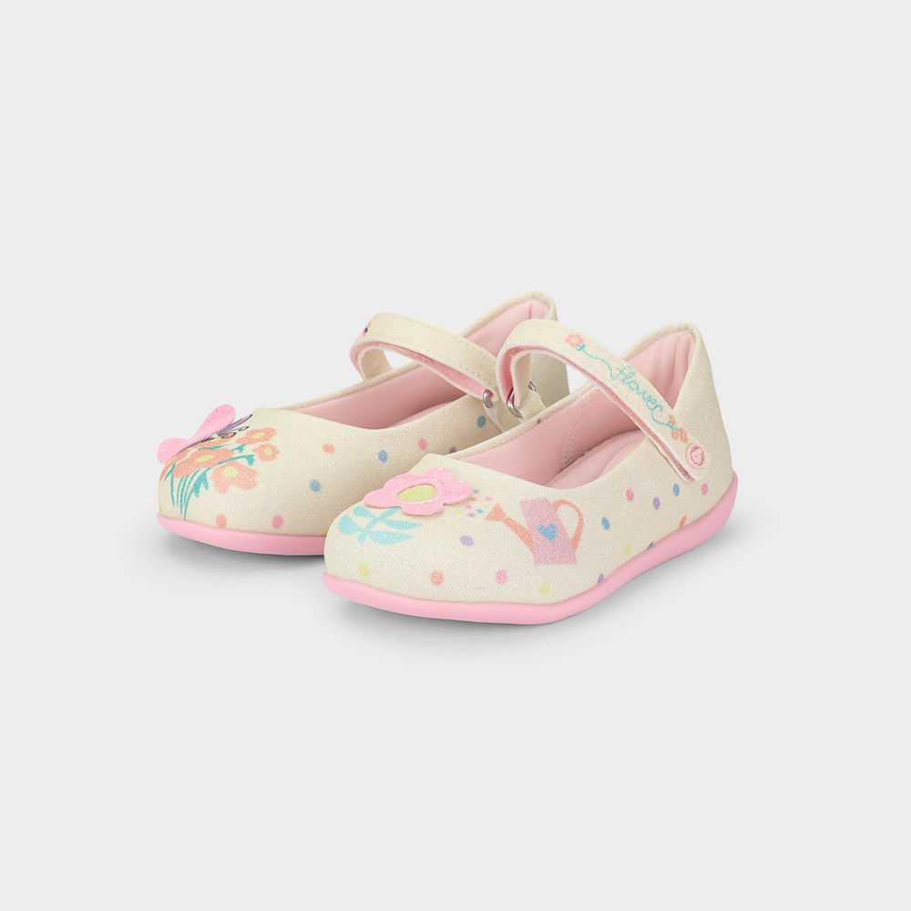 Candy Mini flat shoe in floral