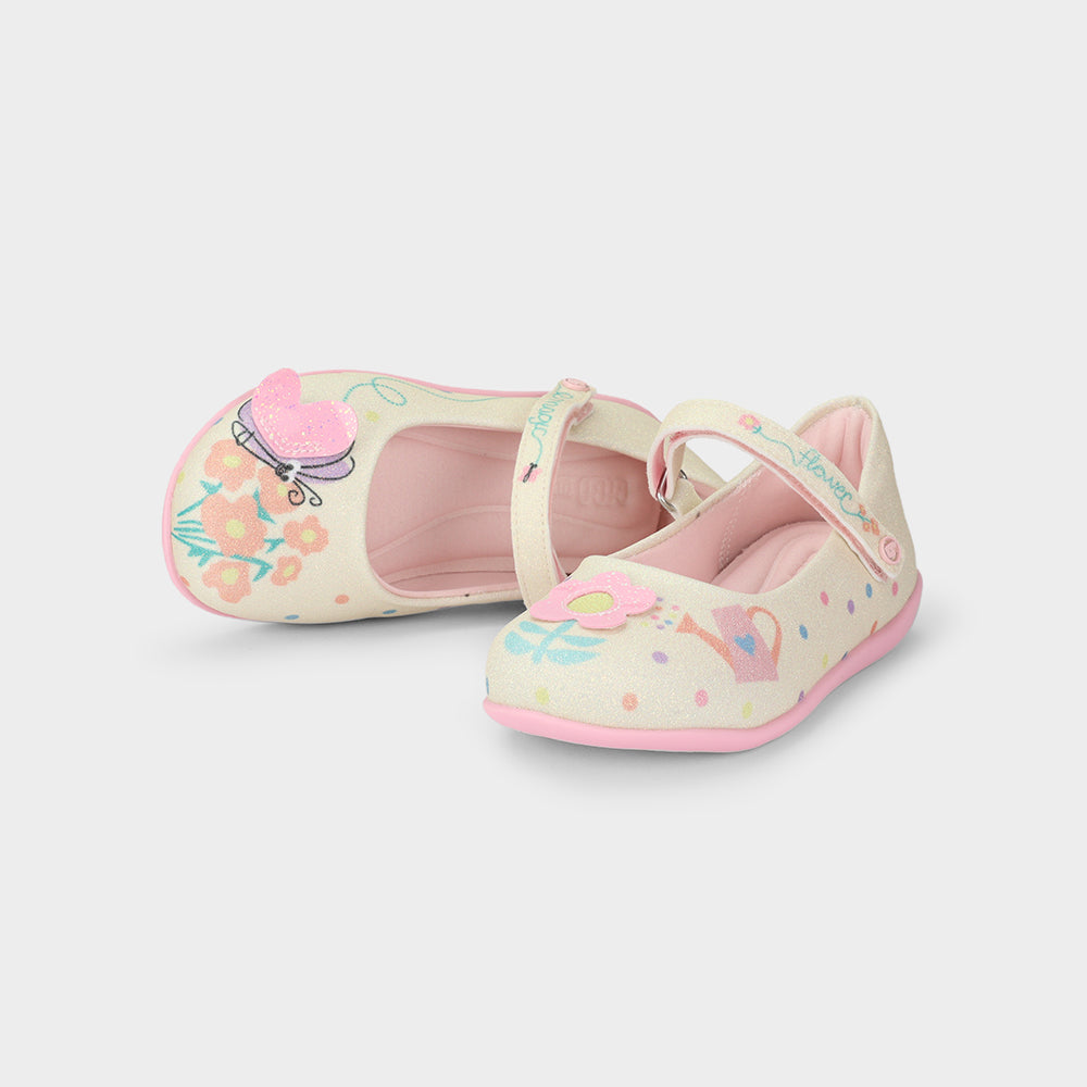 Candy Mini flat shoe in floral