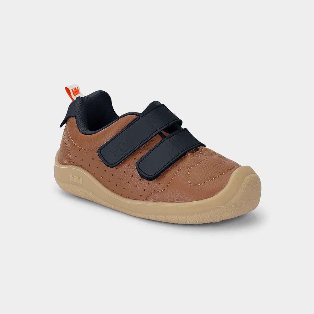 Fisioflex 5.0 Sneaker caramel and navy