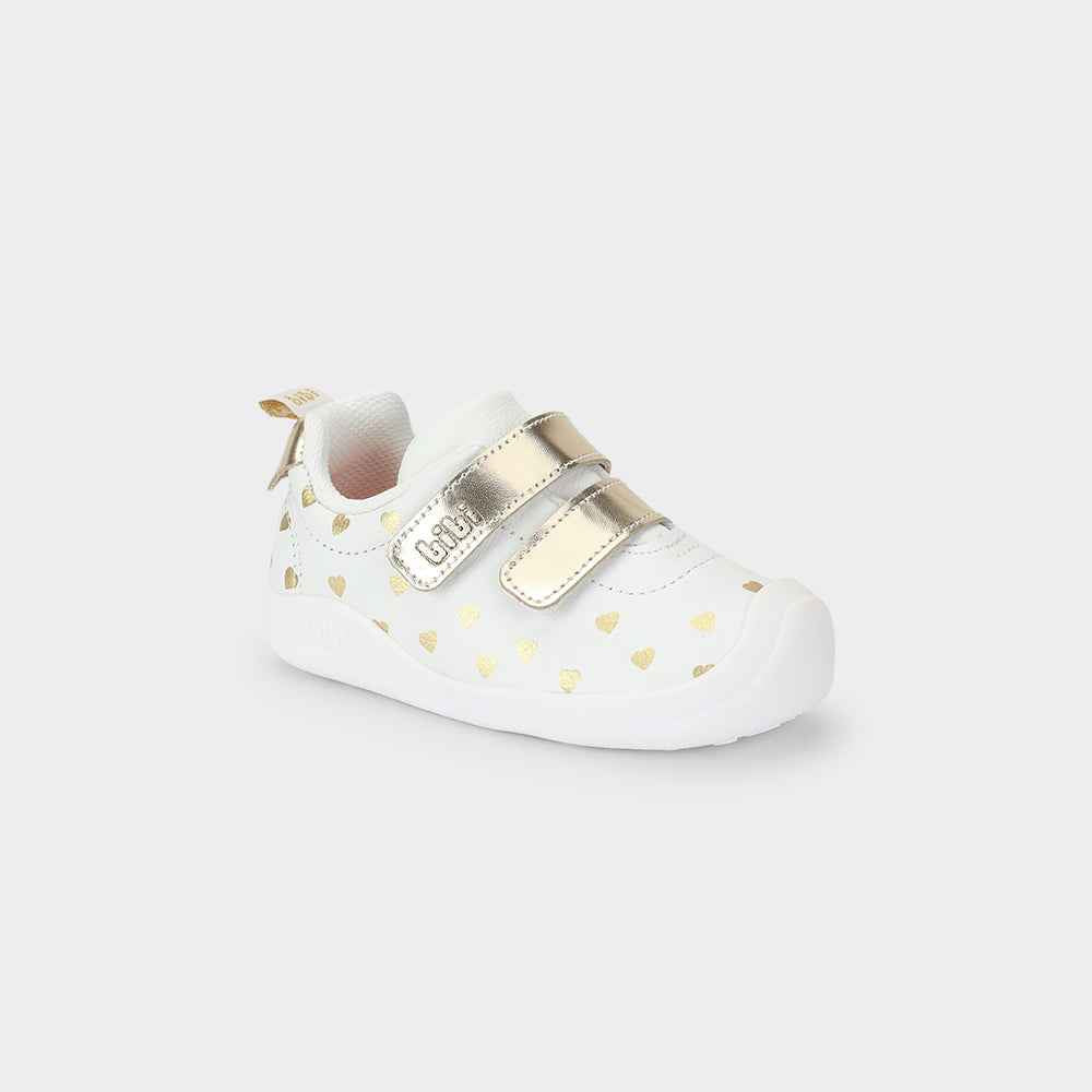 Fisioflex 5.0 Sneakers white and gold
