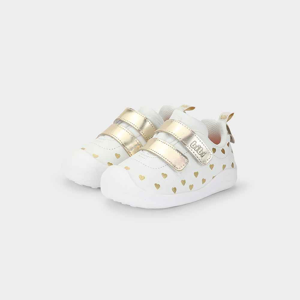 Fisioflex 5.0 Sneakers white and gold