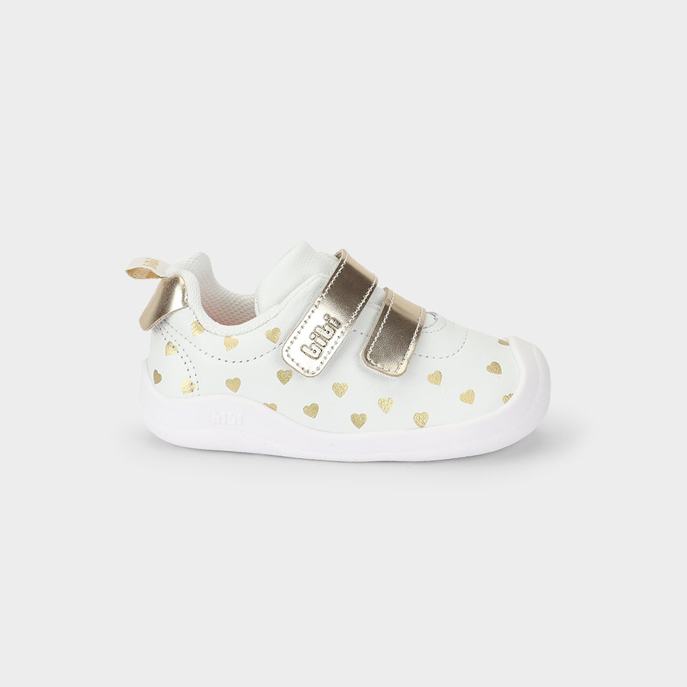 Fisioflex 5.0 Sneakers white and gold
