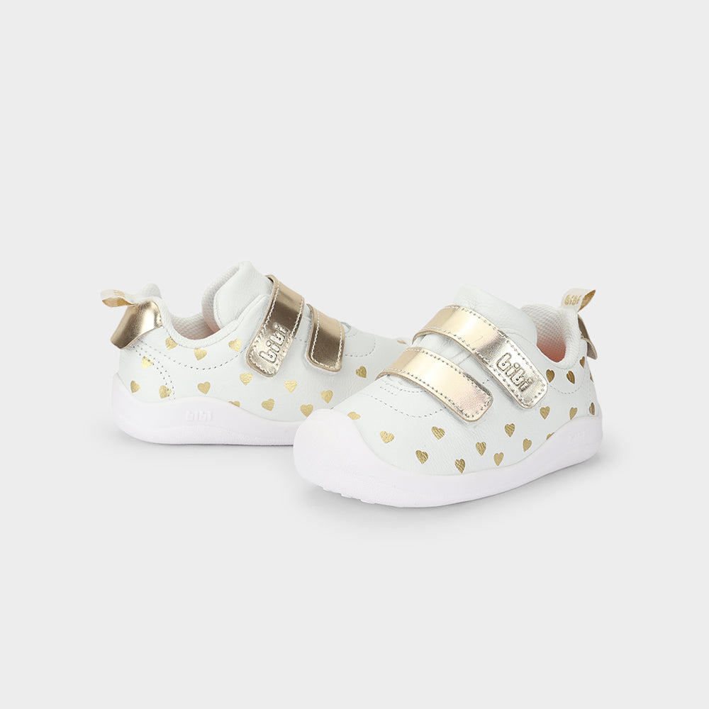 Fisioflex 5.0 Sneakers white and gold