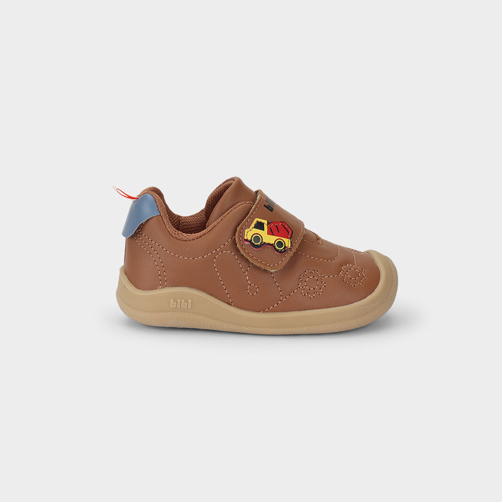 Fisioflex 5.0 Sneakers in caramel and denim
